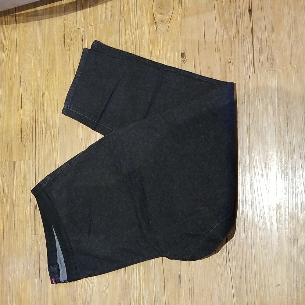 elastic waist black jeans sz 24